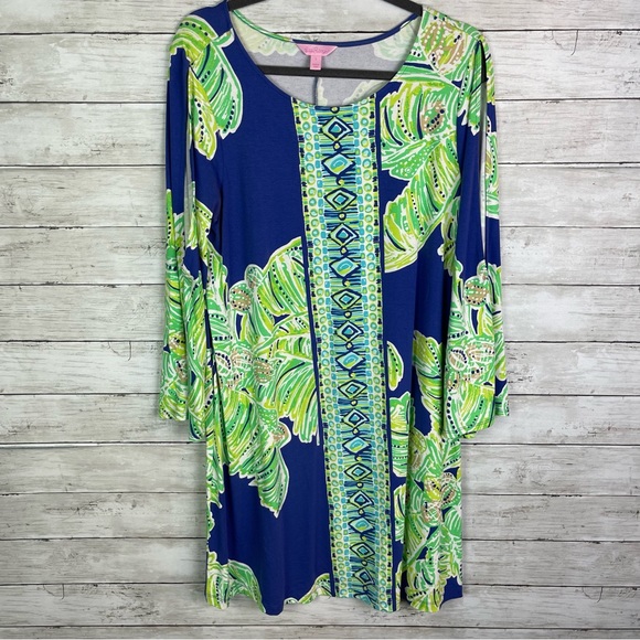 Ophelia Swing Dress: Where Palm Prints Meet Paradise - Lilly Pulitzer - Picture 3 of 8